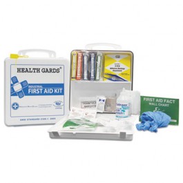 Health Gards First Aid Kit, 50 Person, 290 Pieces, 9 3/4 in x 14 in x 2 3/4 in
