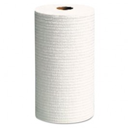WYPALL X60 Wipers, Small Roll, 19 3/5 x 13 2/5, White, 130/Roll