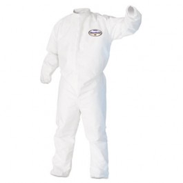 KLEENGUARD A20 Breathable Particle Protection Coveralls, 4XL, White