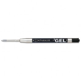 Refill for Gel Ink Roller Ball Pens, Medium, Black Ink, 2/Pack