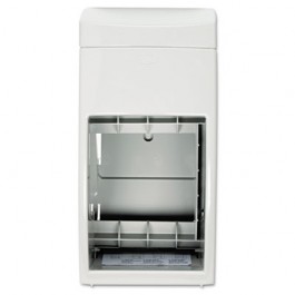 Matrix Series Two-Roll Tissue Dispenser, 6 1/4 x 6 7/8 x 13 1/2, Gray