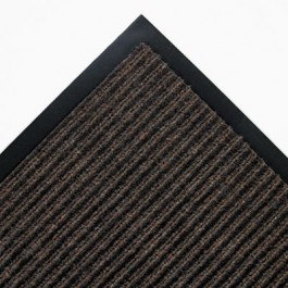 Needle Rib Wipe & Scrape Mat, Polypropylene, 36 x 60, Brown