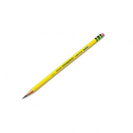 Woodcase Pencil, HB #3, Yellow Barrel, Dozen