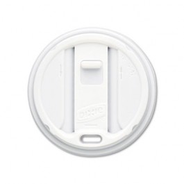 Reclosable Lids for 12- & 16-oz. Hot Cups, White