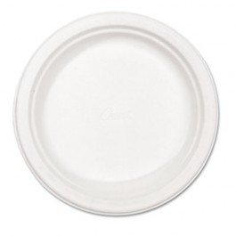 Paper Dinnerware, Plate, 8-3/4" Diameter, White