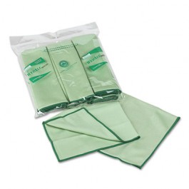 WYPALL Cloths w/Microban, Microfiber 15 3/4 x 15 3/4, Green