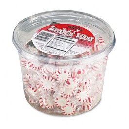 Starlight Mints, Peppermint Hard Candy, Indv Wrapped, 2lb Tub
