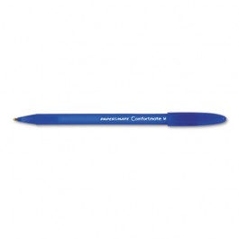 ComfortMate Ballpoint Stick Pen, Blue Ink, Medium, Dozen