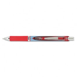 EnerGel RTX Roller Ball Retractable Gel Pen, Needle, Red, Medium