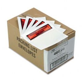 Top-Print Self-Adhesive Packing List Envelope, 5 1/2" x 4 1/2", 1000/Carton
