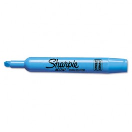 Accent Tank Style Highlighter, Chisel Tip, Blue
