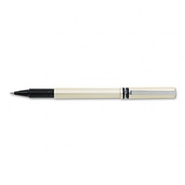 Deluxe Roller Ball Stick Waterproof Pen, Black Ink, Fine, Dozen