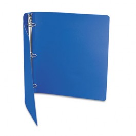ACCOHIDE Poly Ring Binder With 35-Pt. Cover, 1" Capacity, Dark Royal Blue