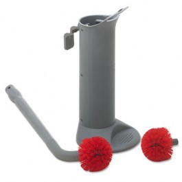 Ergo Toilet Bowl Brush System w/Holder