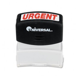 Message Stamp, URGENT, Pre-Inked/Re-Inkable, Red
