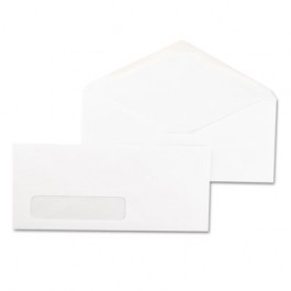 Window Business Envelope, V-Flap, #10, White