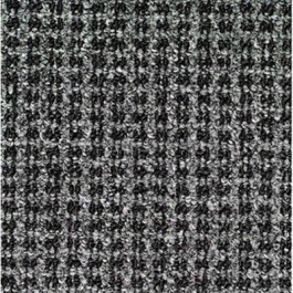 Oxford Wiper Mat, Olefin, 48 x 72, Gray/Black