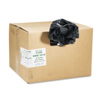 Recycled Can Liners, 16 gal, 0.85 mil, 24 x 33, Black