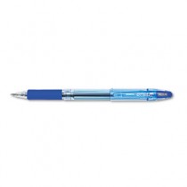 Jimnie Roller Ball Stick Gel Pen, Blue Ink, Medium, Dozen
