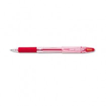 Jimnie Roller Ball Stick Gel Pen, Red Ink, Medium, Dozen