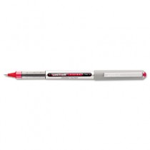 Vision Roller Ball Stick Waterproof Pen, Red Ink, Fine, Dozen