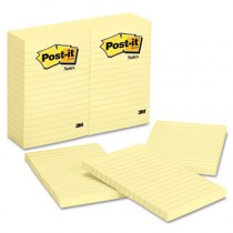 Original Notes, 4 x 6, Lined, Canary Yellow, 12 100-Sheet Pads/Pack