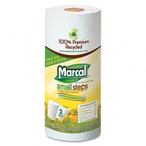 Small Steps 100% Premium Recycled Roll Towels, 9 x 11