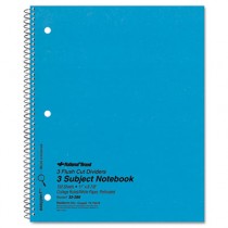 3-Subject Wirebound Notebook, College Rule, Letter, WE, 150 Sheets/Pad