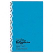 3-Subject Wirebound Notebook, College Rule, 6 x 9-1/2, WE, 150 Sheets/Pad