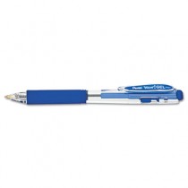 WOW! Retractable Gel Pen, Blue Ink, Medium, Dozen