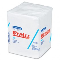 WYPALL X60 Washcloths, 12 1/2 x 10, White