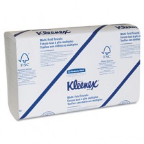 KLEENEX Multifold Paper Towels, 9 1/5 x 9 2/5, White