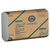 SCOTT Multifold Paper Towels, 9 1/5 x 9 2/5, White
