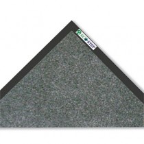 Eco-Step Wiper Mat, P.E.T. Polyester, 36 x 120, Charcoal