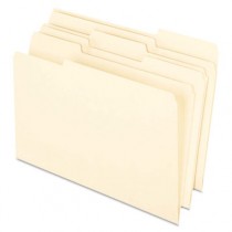 Earthwise 100% Recycled Paper File Folder, 1/3 Cut, Legal, Manila