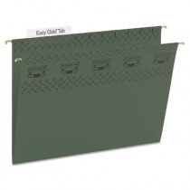 Tuff Hanging Folder with Easy Slide Tab, Letter, Standard Green, 20/Pack