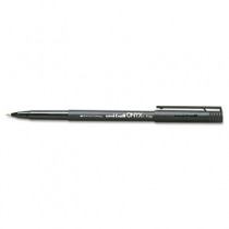 Onyx Roller Ball Stick Dye-Based Pen, Black Ink, Fine, Dozen
