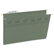 Tuff Hanging Folder with Easy Slide Tab, Legal, Standard Green, 20/Pack