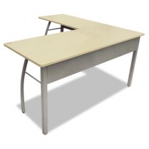 Trento Line L-Shaped Desk, 59w x 59d x 29-1/2h, Oatmeal