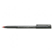 Onyx Roller Ball Stick Dye-Based Pen, Red Ink, Micro, Dozen
