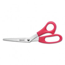 All-Purpose Value Scissors, 8" Bent, Red