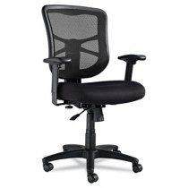 Elusion Series Mesh Mid-Back Swivel/Tilt Chair, Black