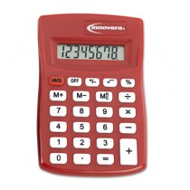 15902 Pocket Calculator, Red