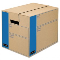 SmoothMove Moving Storage Box, Extra Strength, Small, 12w x 12d x 16h, Kraft