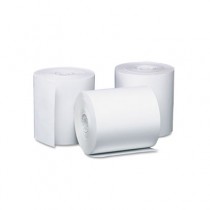Single-Ply Thermal Cash Register/POS Rolls, 3-1/8" x 119 ft., White