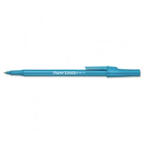 Ballpoint Stick Pen, Blue Ink, Medium, Dozen