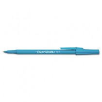 Ballpoint Stick Pen, Blue Ink, Fine, Dozen