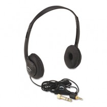 Personal Multimedia Stereo Headphones w/Volume Control, Black