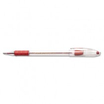 R.S.V.P. Ballpoint Stick Pen, Red Ink, Medium, Dozen