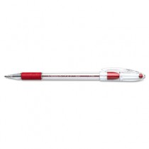 R.S.V.P. Ballpoint Stick Pen, Red Ink, Fine, Dozen